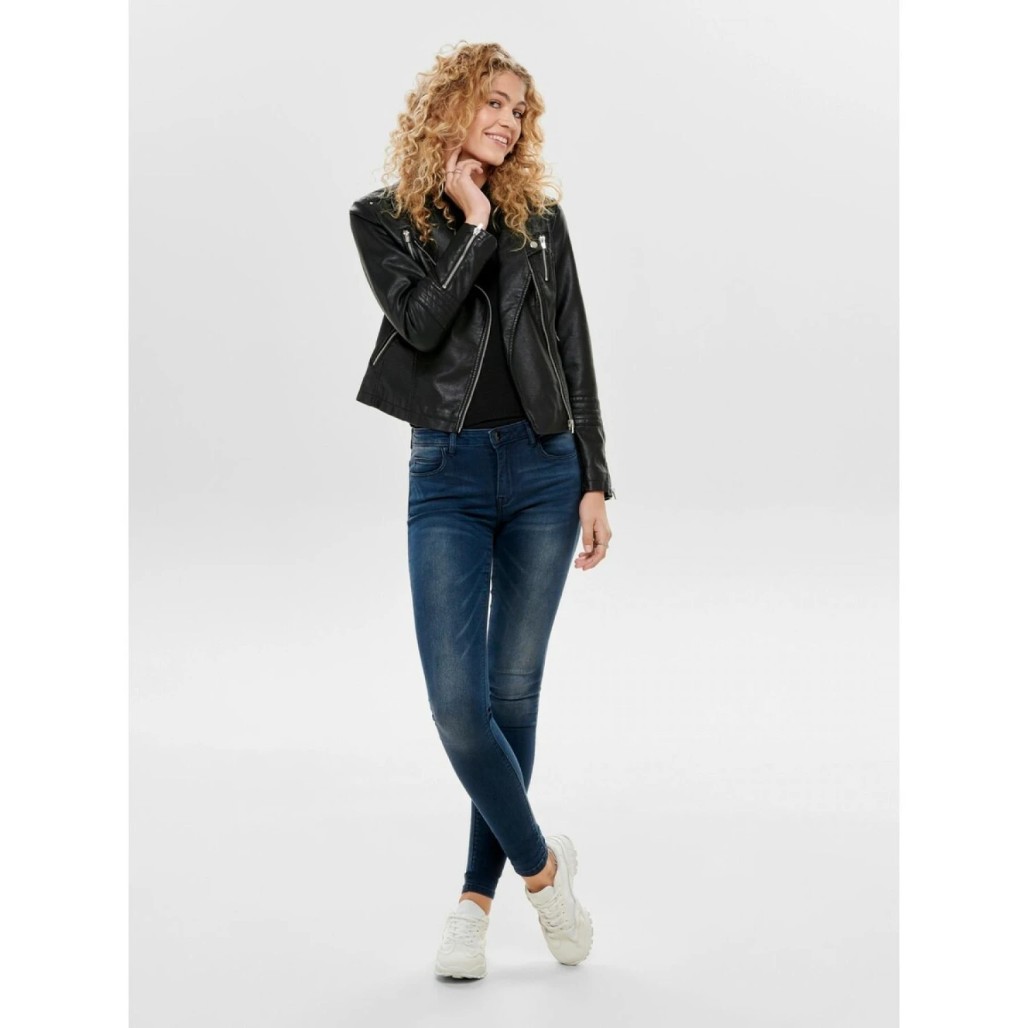 Leren Jas Voor Vrouwen Only Gemma Imitation Cuir Biker 3 Leren Jas Voor Vrouwen Only Gemma Imitation Cuir Biker - Afbeelding 3