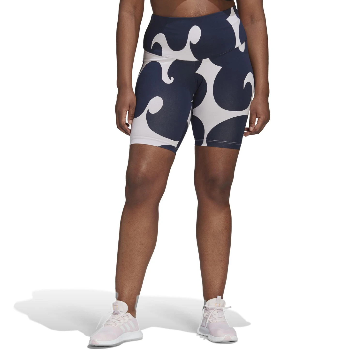 Geribde Korte Broek Voor Dames Van Gemiddelde Lengte Adidas Marimekko GT 4 Geribde Korte Broek Voor Dames Van Gemiddelde Lengte Adidas Marimekko GT - Afbeelding 4