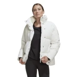 Donsjack Voor Dames Adidas Big Baffle 10 Donsjack Voor Dames Adidas Big Baffle -URBAN CLASSICS WINKEL adidas hn9935 3 apparel on model standard view white