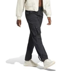 Verstelbare Canvas Cargobroek Voor Dames Adidas Tiro -URBAN CLASSICS WINKEL adidas ia3041 5 apparel on model walking view white