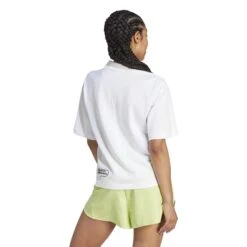 Damespolo Adidas Varsity Scribble Embroidery 11 Damespolo Adidas Varsity Scribble Embroidery -URBAN CLASSICS WINKEL adidas ia3160 5 apparel on model back view white nw