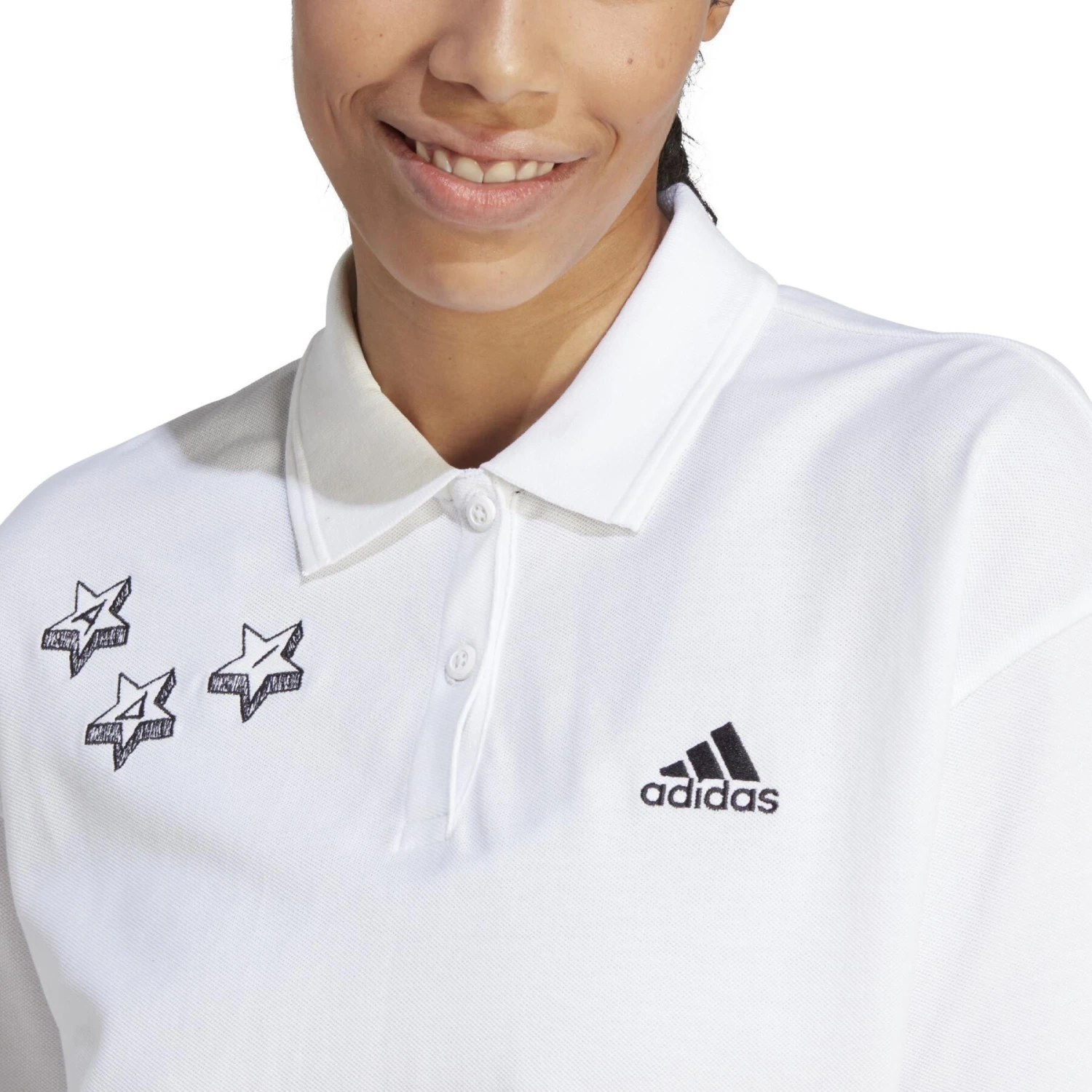 Damespolo Adidas Varsity Scribble Embroidery 6 Damespolo Adidas Varsity Scribble Embroidery - Afbeelding 6