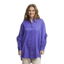 Damesblouse Met Ruches B.young Ivera