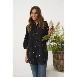 Geborduurde Damesblouse B.young Hanla -URBAN CLASSICS WINKEL b young 20812719 201060 multi color 3