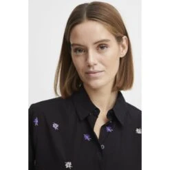 Geborduurde Damesblouse B.young Hanla -URBAN CLASSICS WINKEL b young 20812719 201060 multi color 4