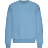 Oversized Sweatshirt Met Ronde Hals Colorful Standard Organic Seaside Blue
