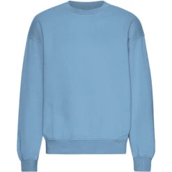 Oversized Sweatshirt Met Ronde Hals Colorful Standard Organic Seaside Blue