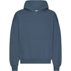 Oversized Sweatshirt Met Capuchon Colorful Standard Organic Petrol Blue