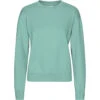 Dames Sweatshirt Met Ronde Hals Colorful Standard Classic Organic Seafoam Green