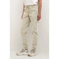 Cargo Broek Voor Dames Cream Nuka Jogdenim 13 Cargo Broek Voor Dames Cream Nuka Jogdenim -URBAN CLASSICS WINKEL cream 10609787 151305 3