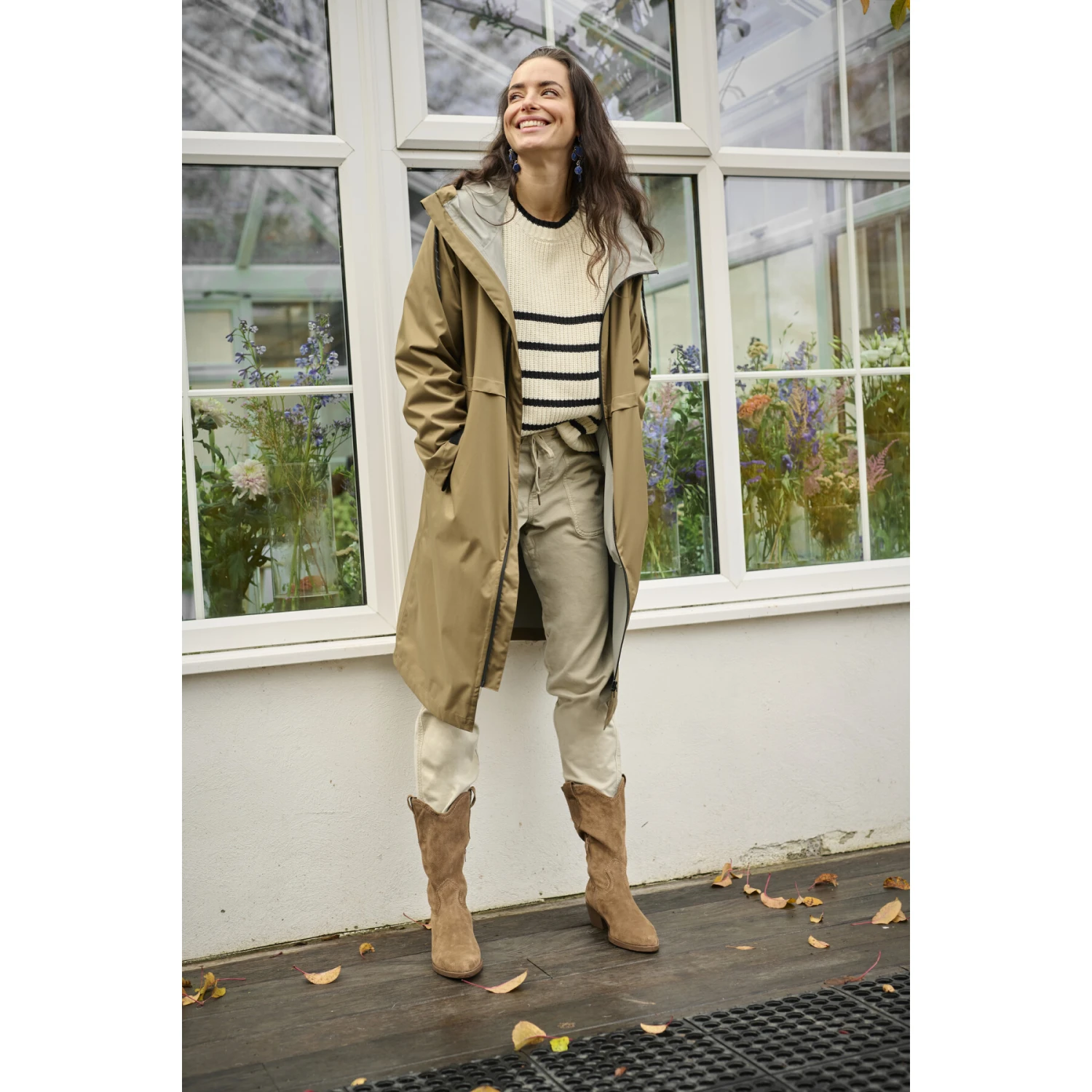 Cargo Broek Voor Dames Cream Nuka Jogdenim 9 Cargo Broek Voor Dames Cream Nuka Jogdenim - Afbeelding 9