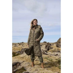 Lange Damesjas Cream Gaiagro -URBAN CLASSICS WINKEL cream 10611583 190403 7