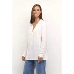 Vrouwenblouse Cream Jajah -URBAN CLASSICS WINKEL cream 10612430 110602 3