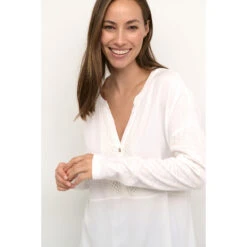 Vrouwenblouse Cream Jajah -URBAN CLASSICS WINKEL cream 10612430 110602 5