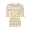 Vrouwenblouse Cream Ribba Stripe