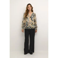 Damesblouse Met Lange Mouwen CULTURE Bobbie -URBAN CLASSICS WINKEL culture 50110140 105325 4