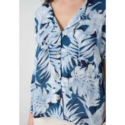 Vrouwenblouse Deeluxe Bena -URBAN CLASSICS WINKEL deeluxe 03t452w 70blu 3