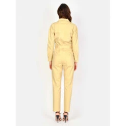 Damesjumpsuit In Geel Stretchkatoen Met Lange Mouwen F.A.M. Paris Doria 7 Damesjumpsuit In Geel Stretchkatoen Met Lange Mouwen F.A.M. Paris Doria -URBAN CLASSICS WINKEL f a m paris lc 26 co sun 3