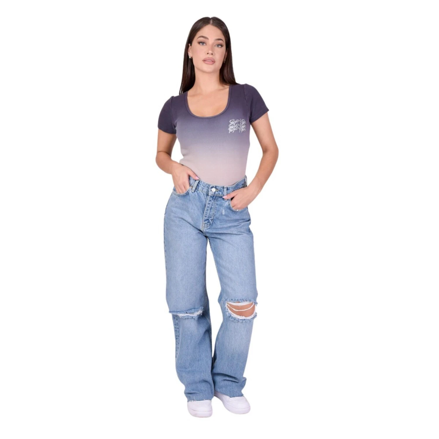 Vrouwenbodysuit Met Driedubbele Logo Project X Paris 1 Vrouwenbodysuit Met Driedubbele Logo Project X Paris