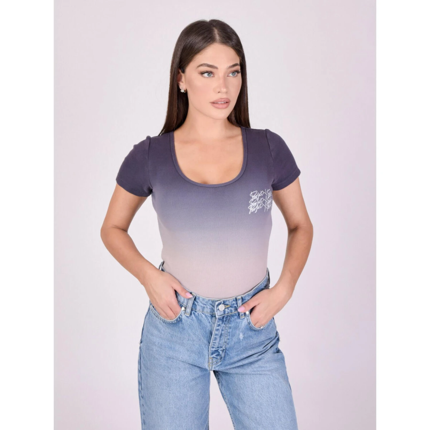 Vrouwenbodysuit Met Driedubbele Logo Project X Paris 2 Vrouwenbodysuit Met Driedubbele Logo Project X Paris - Afbeelding 2