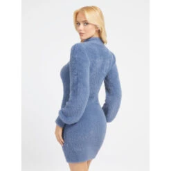 Damesjurk Met Lange Mouwen En V-hals Guess Cutout Sadie -URBAN CLASSICS WINKEL guess w3bk0z z3bs0 f71q 15