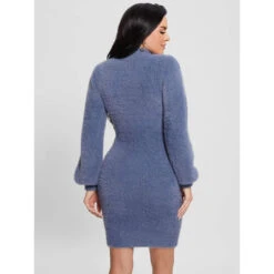 Damesjurk Met Lange Mouwen En V-hals Guess Cutout Sadie -URBAN CLASSICS WINKEL guess w3bk0z z3bs0 f71q 16