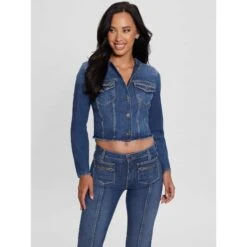 Dames Spijkerjack Guess Terrie -URBAN CLASSICS WINKEL guess w3bn50 d4h77 enld 16