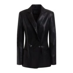 Blazer Leatherette Vrouw Guess New Emilie