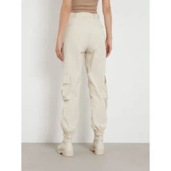 Cargo Broek Voor Dames Guess Rico -URBAN CLASSICS WINKEL guess w4rb18 wfvv0 g1l7 foamy taupe 4