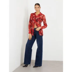 Vrouwenblouse Guess Clouis -URBAN CLASSICS WINKEL guess w4rh39 wdw52 p54q 14