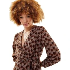 LA PETITE ETOILE Damesjurk La Petite Étoile Kamo 7 LA PETITE ETOILE Damesjurk La Petite Étoile Kamo -URBAN CLASSICS WINKEL la petite etoile kamo marron marron 4