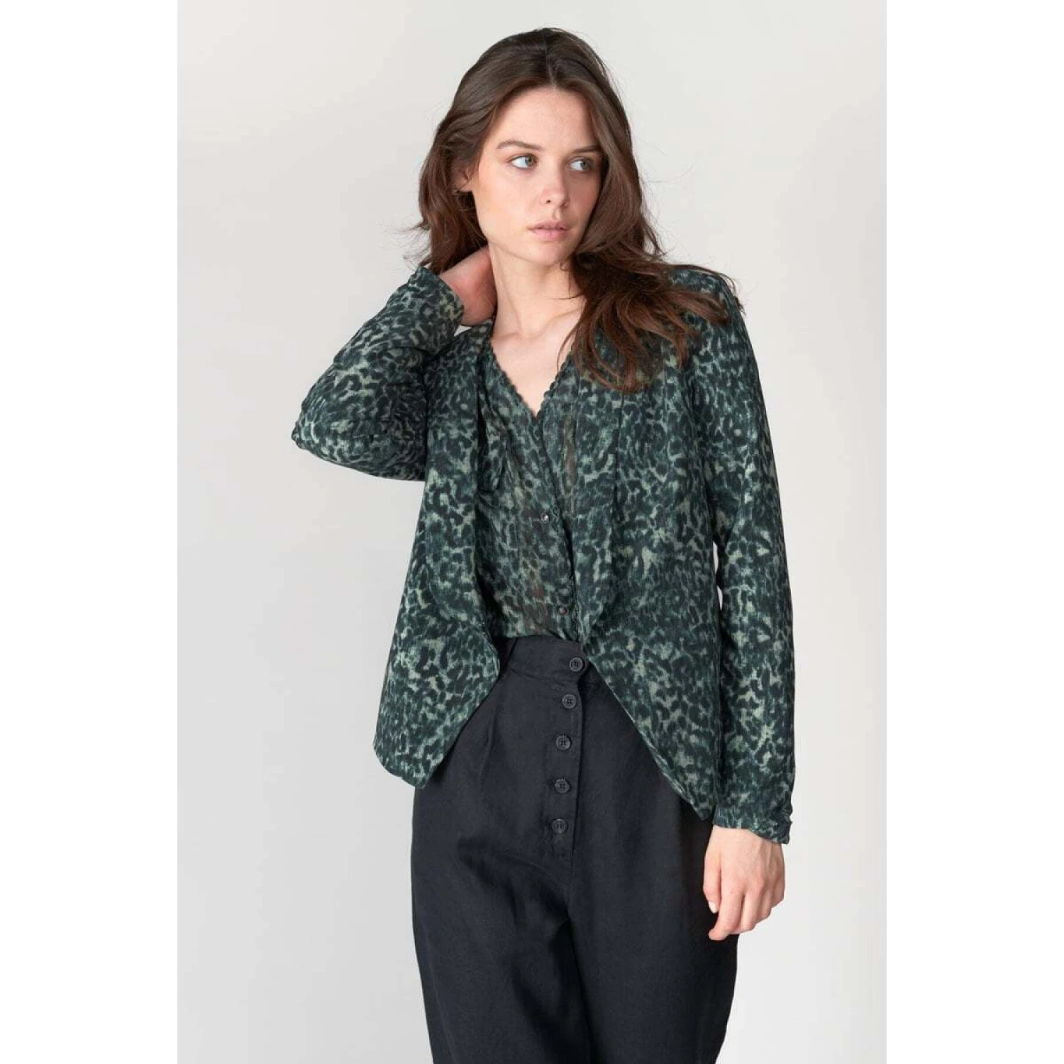 Vrouwenblouse Le Temps Des Cerises Camote 2 Vrouwenblouse Le Temps Des Cerises Camote - Afbeelding 2