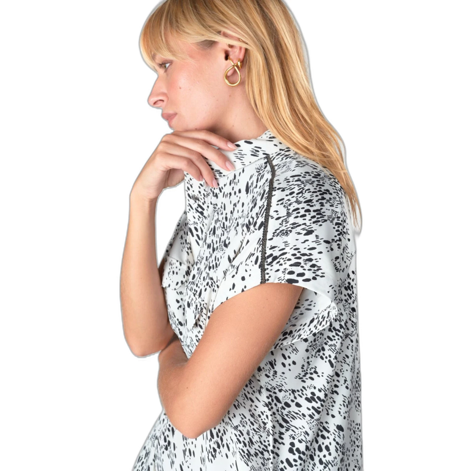 Dameshemd Met Korte Mouwen Le Temps Des Cerises Dahlia 5 Dameshemd Met Korte Mouwen Le Temps Des Cerises Dahlia - Afbeelding 5