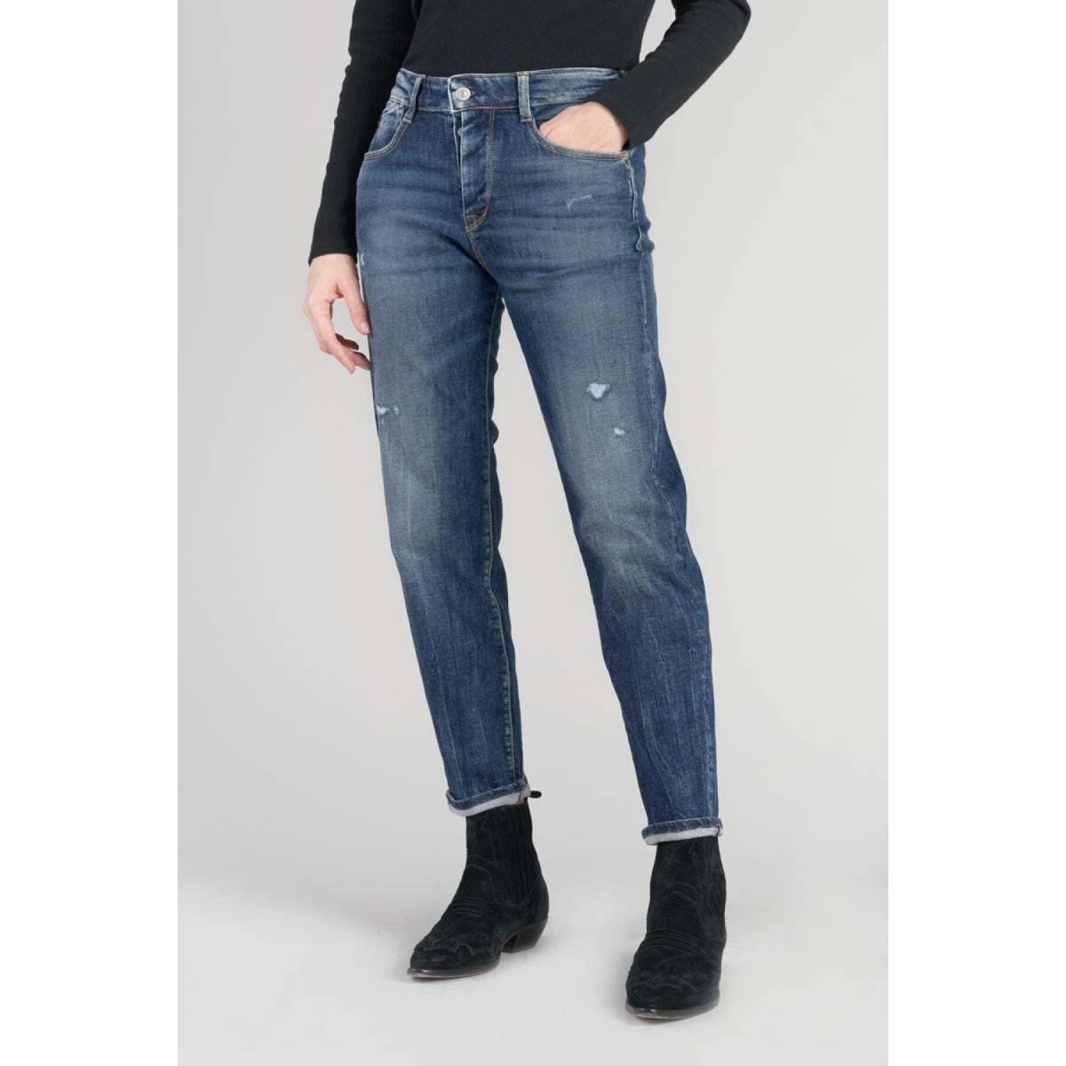 Damesjeans 7/8e Destroy Mom Le Temps Des Cerises Bambino 400/17 3 Damesjeans 7/8e Destroy Mom Le Temps Des Cerises Bambino 400/17 - Afbeelding 3