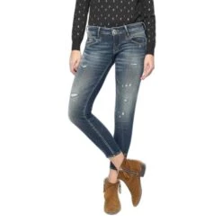 Damesjeans Met Hoge Taille 7/8 Le Temps Des Cerises Sib Pulp Destroy N°2