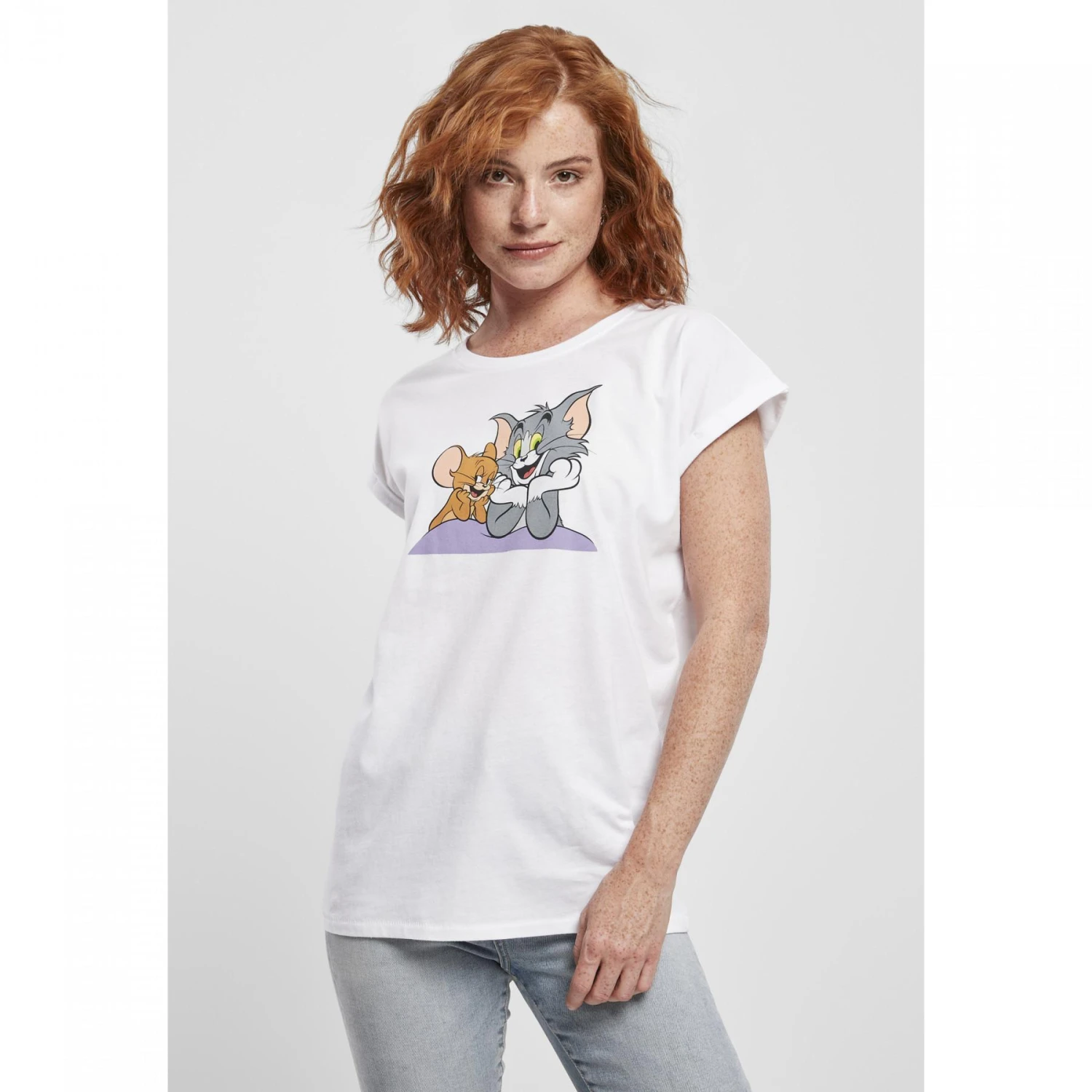 Dames-T-shirt Urban Classics Femme Tom & Jerry 3 Dames-T-shirt Urban Classics Femme Tom & Jerry - Afbeelding 3