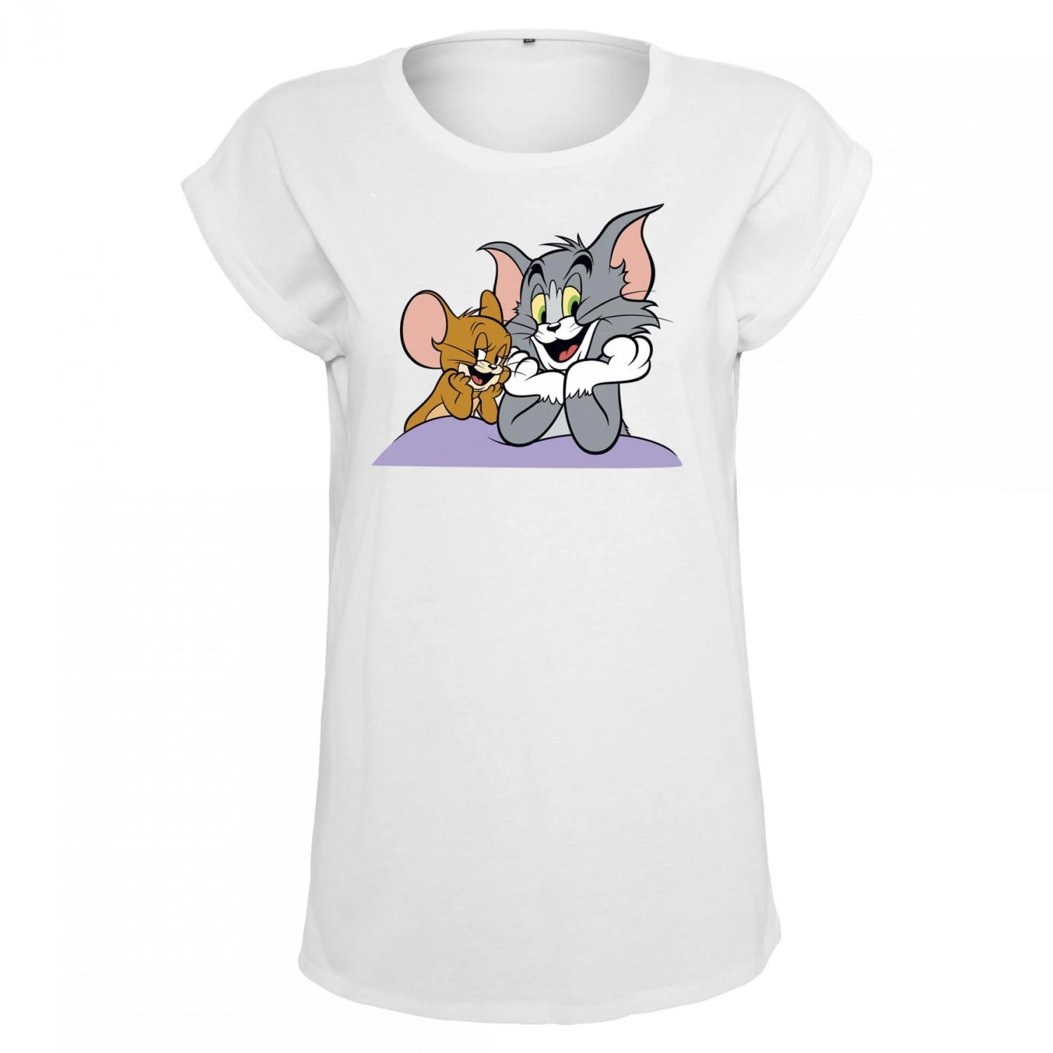 Dames-T-shirt Urban Classics Femme Tom & Jerry 1 Dames-T-shirt Urban Classics Femme Tom & Jerry