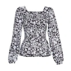 Dameshemd Moss Copenhagen Della Ladonna Smock AOP