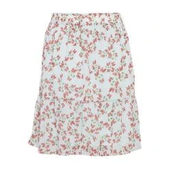 Vrouwenrok Moss Copenhagen Satina AOP -URBAN CLASSICS WINKEL moss copenhagen 17148 pomegranate flw pomegranate flw 4