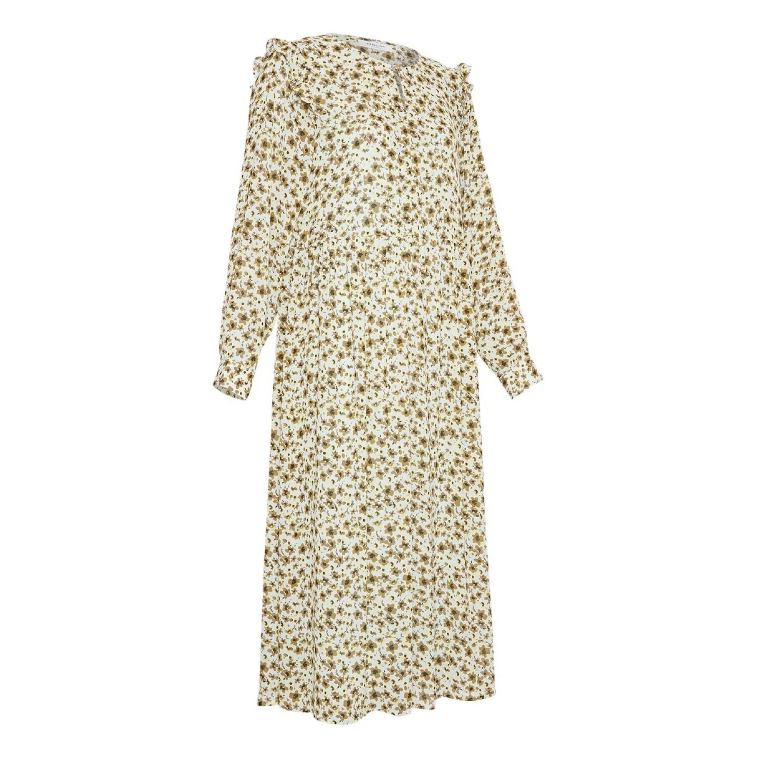 Lange Damesjurk Moss Copenhagen Adalia Rikkelie AOP 2 Lange Damesjurk Moss Copenhagen Adalia Rikkelie AOP - Afbeelding 2