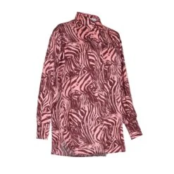 Vrouwenblouse Moss Copenhagen Myrina AOP -URBAN CLASSICS WINKEL moss copenhagen 17377 winetast stroke winetast stroke 3