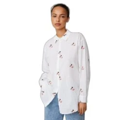 Vrouwenblouse Moss Copenhagen Elvyne Emb 7 Vrouwenblouse Moss Copenhagen Elvyne Emb -URBAN CLASSICS WINKEL moss copenhagen 17511 bright white 4