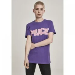Dames-T-shirt Mister Tee Peace 2XL