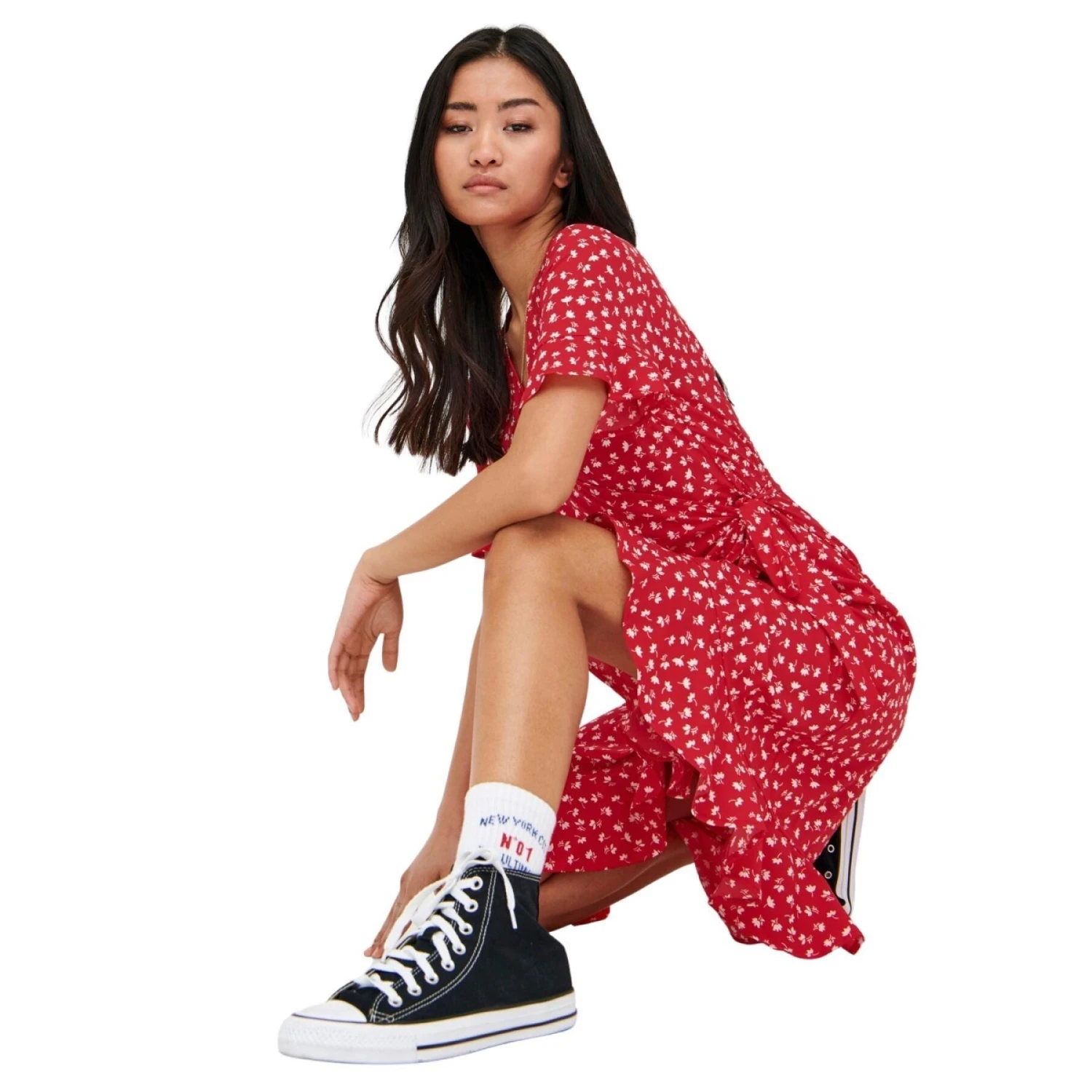 Dames Wikkeljurk Only Olivia 7 Dames Wikkeljurk Only Olivia - Afbeelding 7