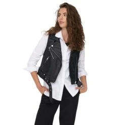 Mouwloze Kunstleren Jas Voor Vrouwen Only Vera 11 Mouwloze Kunstleren Jas Voor Vrouwen Only Vera -URBAN CLASSICS WINKEL only 15239240 3712965 6