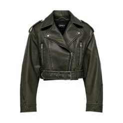 Leren Jas Voor Vrouwen Only Onlella Biker Otw