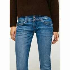 Damespolo Met Lange Mouwen Pepe Jeans Venus 8 Damespolo Met Lange Mouwen Pepe Jeans Venus -URBAN CLASSICS WINKEL pepe jeans pl204175vs3 000 denim 4