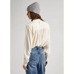 Vrouwenblouse Pepe Jeans Jaycee -URBAN CLASSICS WINKEL pepe jeans pl304683 804 ivory white 4