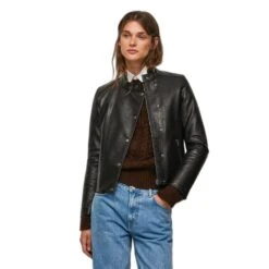 Leren Jas Voor Vrouwen Pepe Jeans Axia