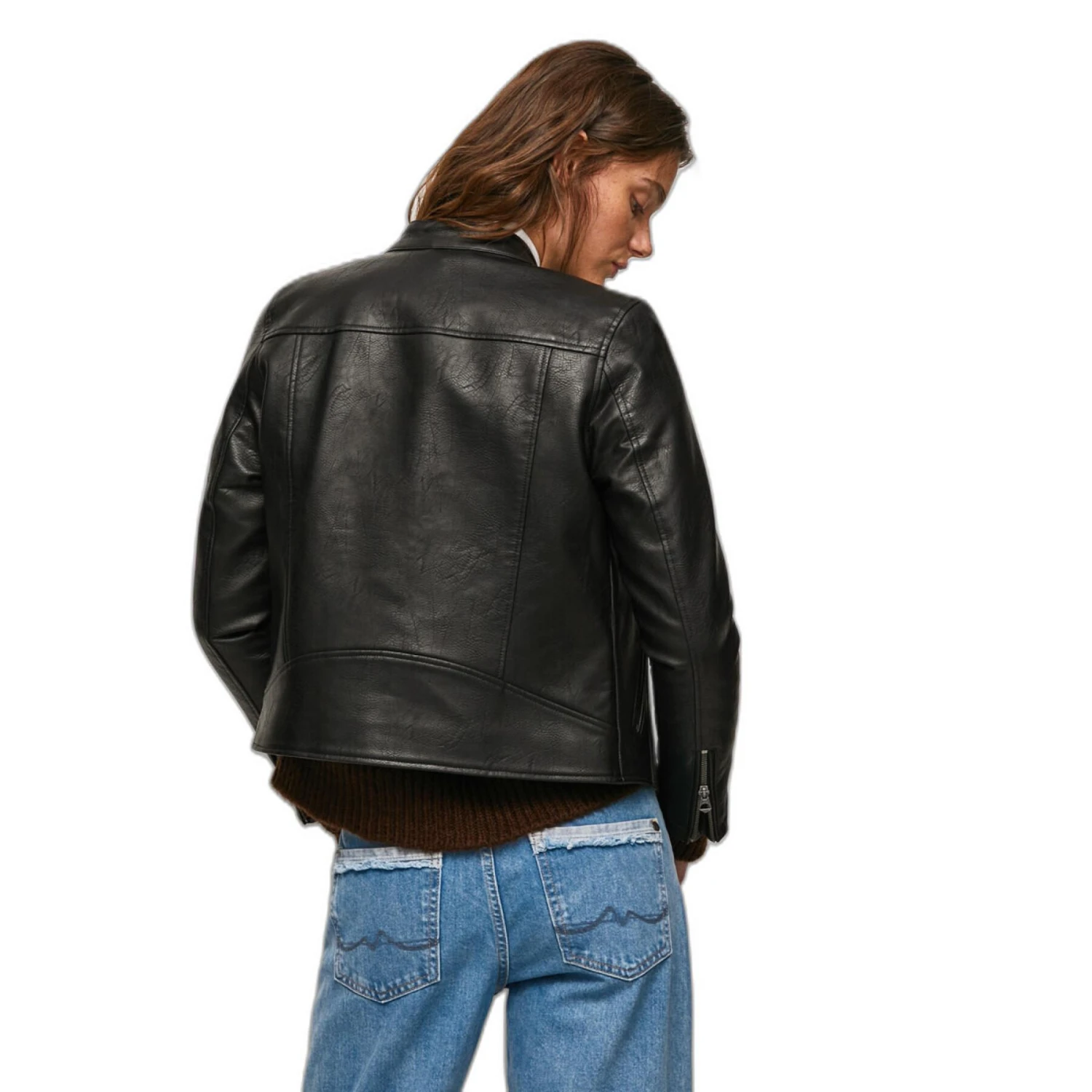 Leren Jas Voor Vrouwen Pepe Jeans Axia 2 Leren Jas Voor Vrouwen Pepe Jeans Axia - Afbeelding 2